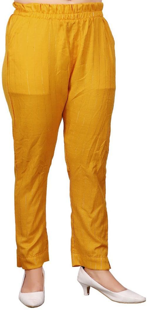 Buy online Gold Solid Straight Pant from Skirts, tapered pants & Palazzos  for Women by W for ₹870 at 42% off | 2024 Limeroad.com