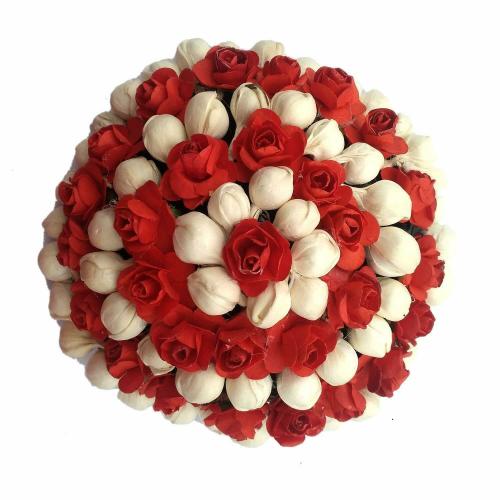 Buy GADINFASHION Multicolor Womens Artificial Rose Flower Bun Juda