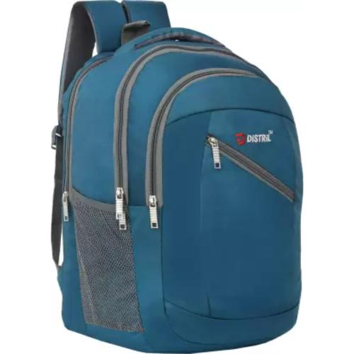 Distril Large Laptop Backpack Spacy unisex backpack and reflective strip 30 L Laptop Backpack (Green)
