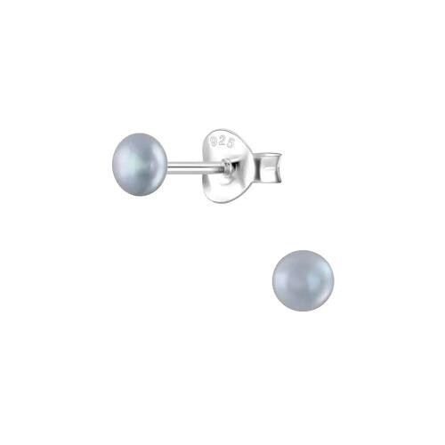 Via Mazzini 925 Sterling Silver Stud Earrings For Baby Girl (Pack Of 1 pair)