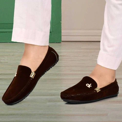 Big Fire Comfortable Best Quality Loafer party wear | Office work | New Loafers For Men(Brown)