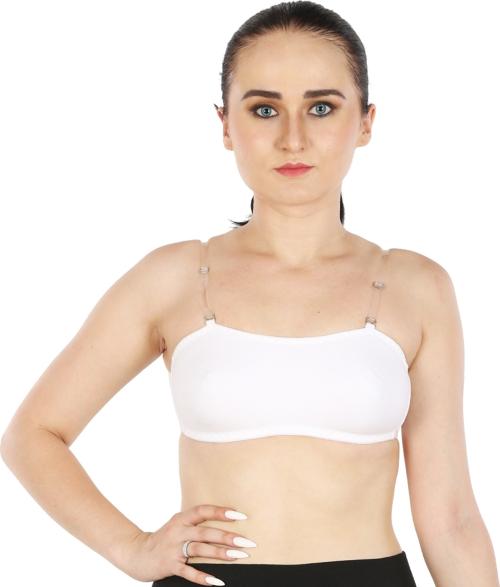 Zeroradius Black and White Aire Sports Bra Women Sports Non Padded Bra (White, Black)