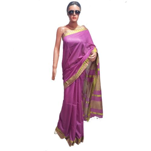 Temple Border Saree