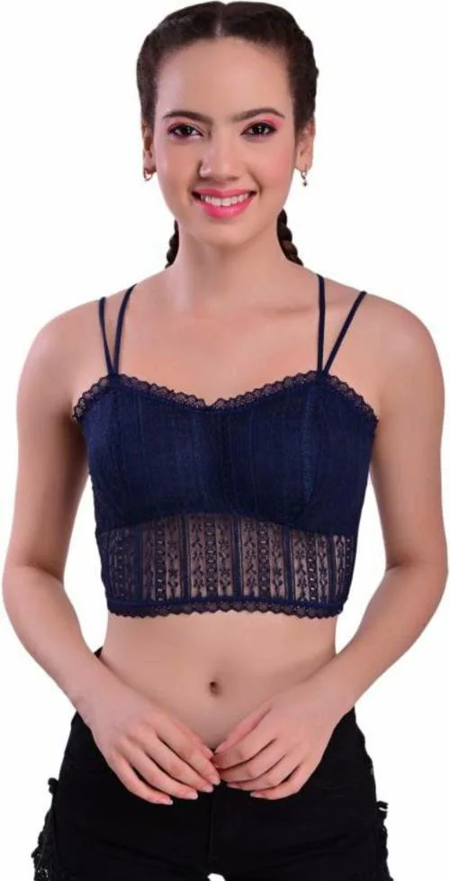 Buy INNER GLAM FASHION BENEATH Women Cami Bra Lightly Padded Bra Online