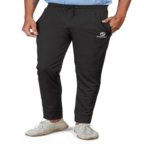 SPORTIDO Joggers Track Pant for Mens with Side Pockets Stylish Regular Fit Lower for Sports Gym & Daily Wears 2 (Light Grey) Size : 2XL