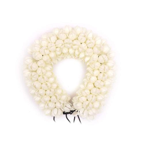 Buy Navmav White Plastic Artificial Jasmine Mogra Flower Hair Gajra