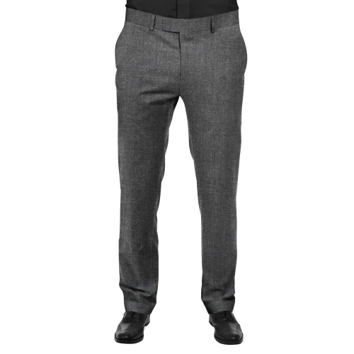 BIGREAMS.COM Men's Unstitched 1.25 Meter Trouser Fabric (Worsted Grey, Free Size)