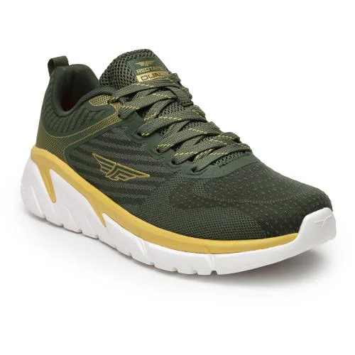 Red Tape Men Green Walking Shoes