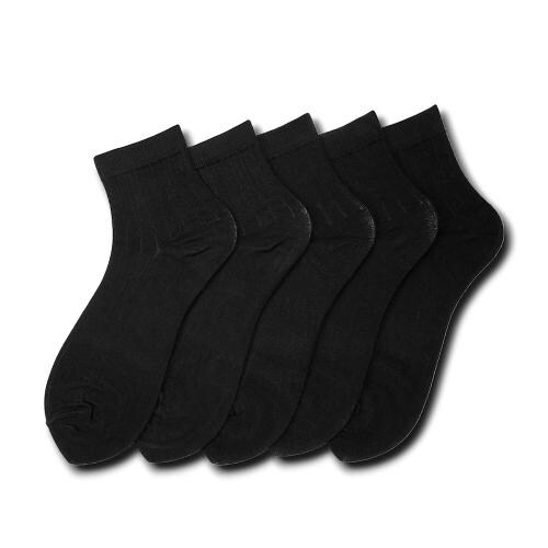 Buy Cotstyle Black Printed Cotton Ankle Length Socks Free Size (pack