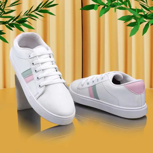 BIRDE Stylish Comfortable White Casual Shoes For Women