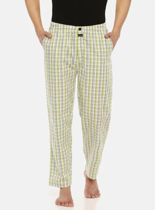 Macroman M Series Men Assorted Checkered Cotton Single Pyjamas