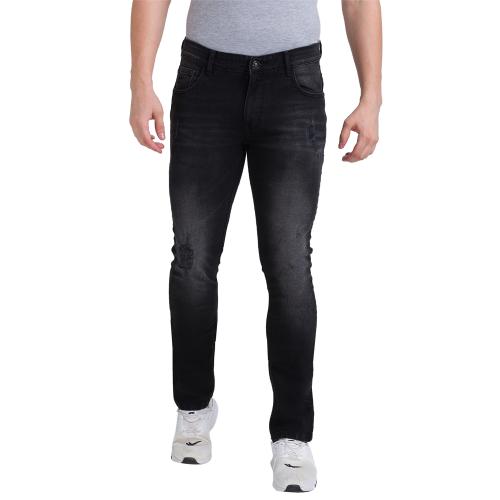 Parx Black Skinny Men Jeans