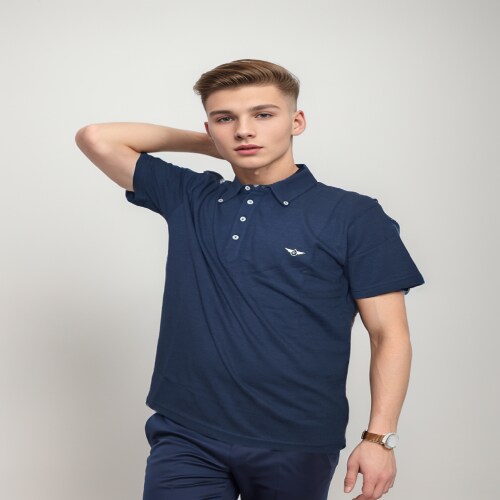 CIVIES Regular Fit Polo T-shirt For Men| Popcorn Coller