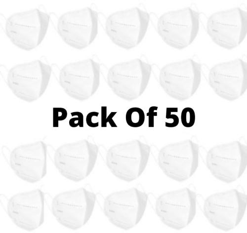 Fabaura N95 6 Layers Masks Multi Level Filtration Pack of 50
