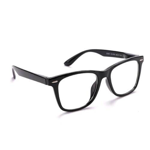 Intellilens Black Glass Wayfarer Computer Glasses For Kids