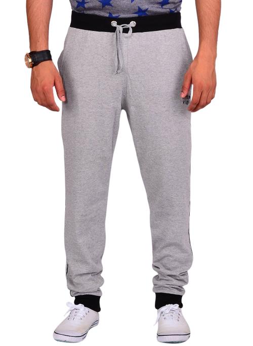 Vego Men Grey Cotton Track Pant (34)_Grey_34