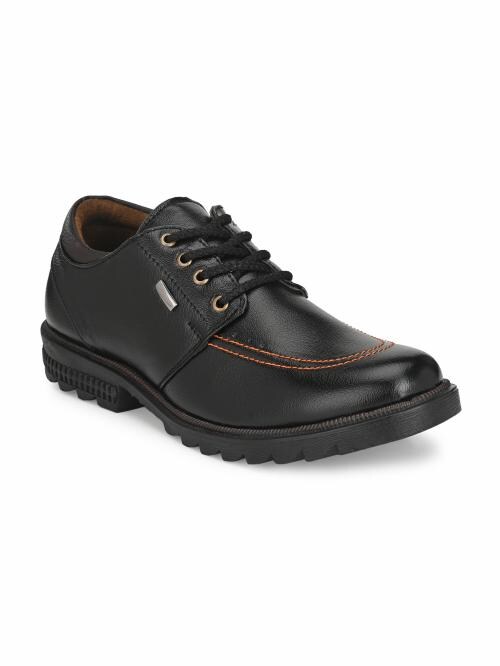 Sir Corbett Black lace Up Casual Shoes
