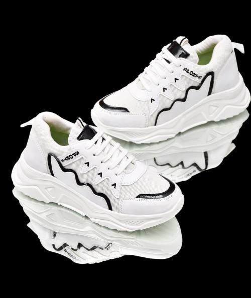 Jeevi Women's fashionable Gym & Training , Jogging, Outdoor Shoes For Women (White)