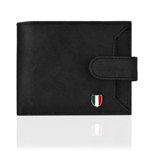Giovanny PU Leather Wallet for Men with detachable card pocket (GVN-BlkFTBL)