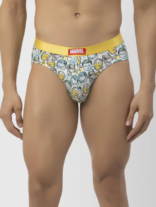 John Players Infinity Heroes Cotton Brief in White