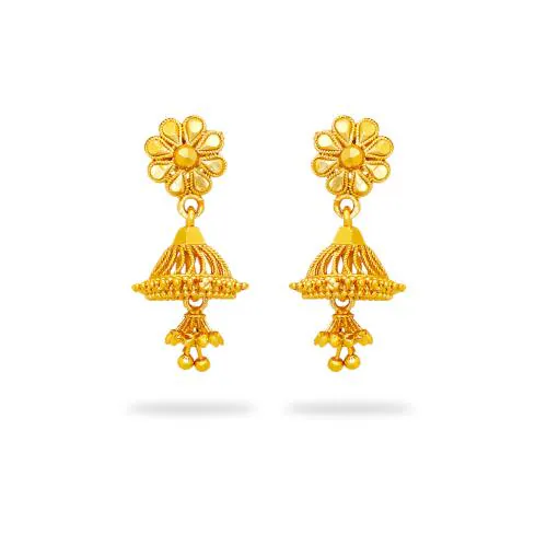 arch fashion Traditional Gold Platted Jumkhi Earring ERG1769