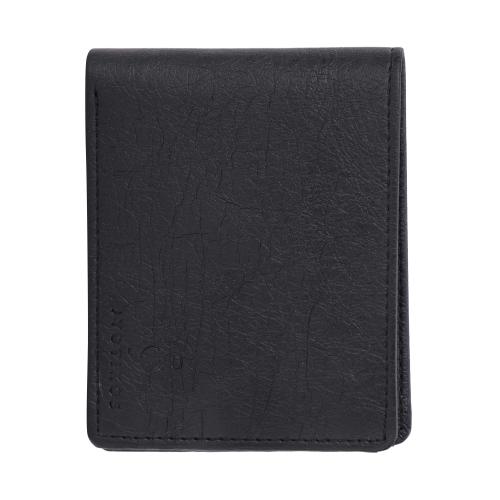 JYOTIKOS Black Leather Wallet for Men |Purse|| 5 Card Slots|| One Coin Pocket|