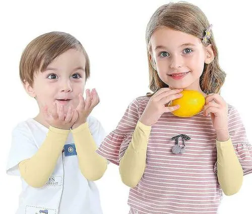 Shirsh Arm Sleeves for Kids Child Toddlers, UV Sun Protection, Cooling Sleeves to Cover Arms for Little Boys and Girls