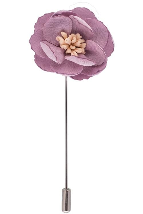 Buy The Tie Hub Metal Lavender Safety Pin Needle Stopper Lapel Pin (Men