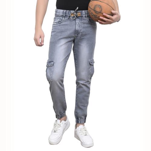 SHRIID Stylish cool cargo design & look good denim Jogger Jeans with 6 pockets for Boys & Men