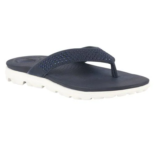 Neoz Navy Flip Flops for Women