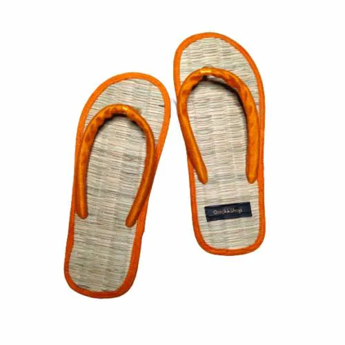 Quickkshop Natural Korai Grass Mat Slippers For Men & Boy