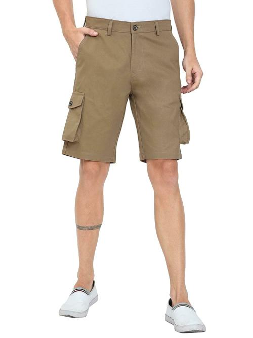 Oxy Gentz Men Rust Cargo Shorts