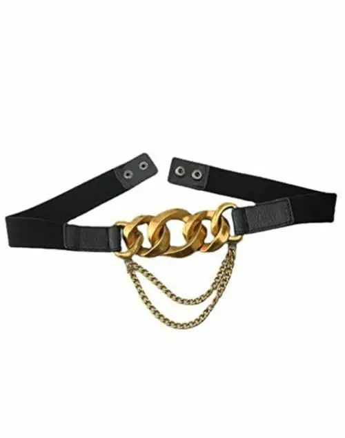 Buy SATYAM KRAFT 1 Pcs Metal Chain Buckle Skinny Stretch Adjustable