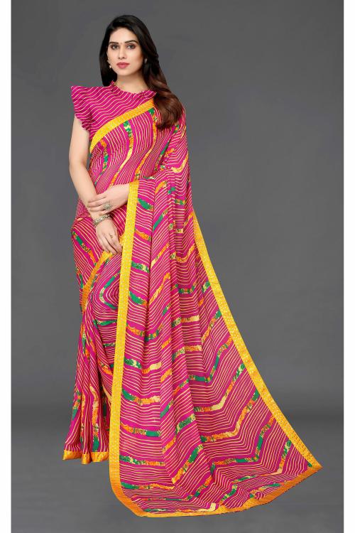 SAREYA VEELA Daily Wear Women Blue Georgette Sarees