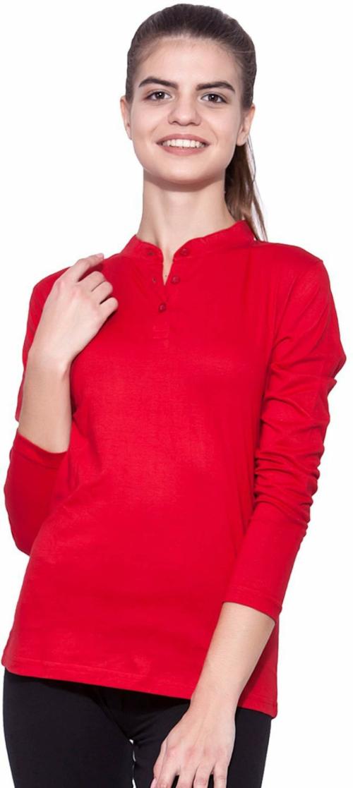 Ap'pulse Women White Solid Pure Cotton TShirts JioMart