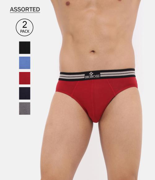 Dollar Bigboss Men's Assorted Pack of 2 J-Class Grando Brief