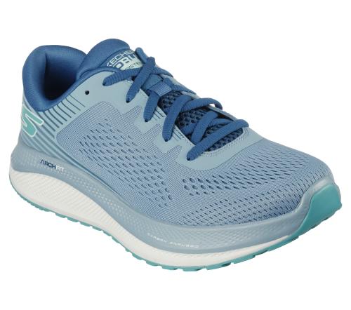 Skechers GO RUN PERSISTENCE TEAL LACE UP SHOE, WOMENS