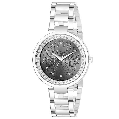 Buy Watch City Black Dial Silver Strap Analog Watch for Women (JEMT610) Online at Best Prices