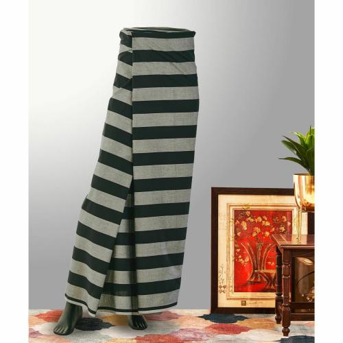 Lungi - Black - Striped - Free Size