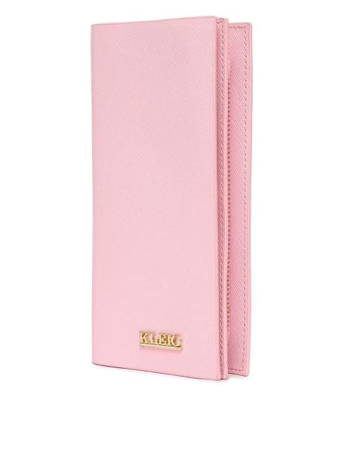 Buy Kleio Pink Faux Leather Women's Wallet (10x2x20) Online at Best