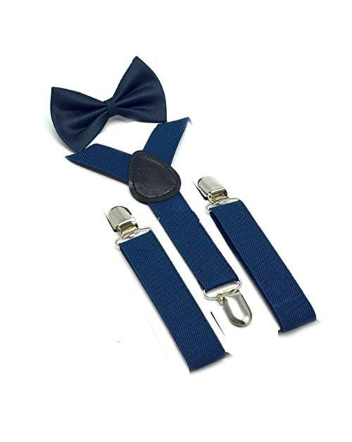 Accery Kids Suspender and Bow Tie Set