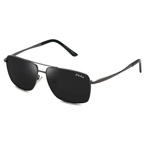 Buy Grey Jack Polarized Rectangular Sunglasses For Men And Women Online