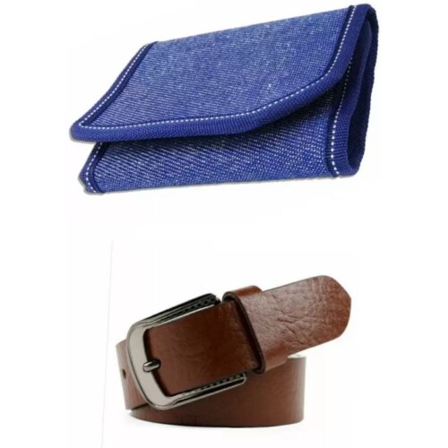 NAVISHA FASHION MALL Wallet & Belt Combo For men | Your Guide to Statement Wallets and Belts