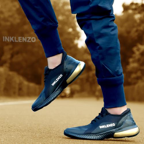 Inklenzo Black Casual Shoes Sneaker Canvas for Mens Daily use Shoe for Boys Shoe for Men