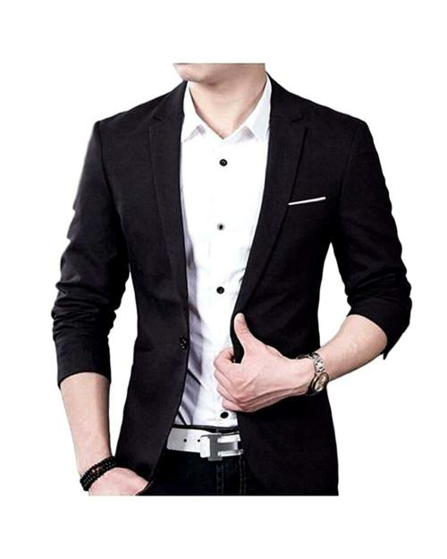 Luxrio Men Black Blazer