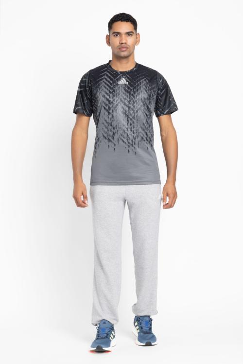 Adidas Men FLIFT PR TEE PB Grey Tennis T-shirts