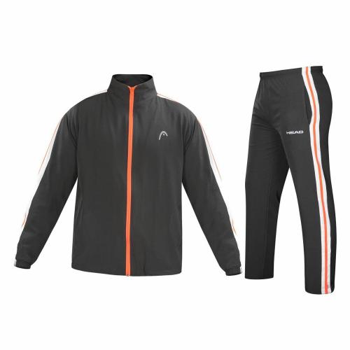 HEAD HTS-838 Tracksuit (Charcoal/White/Orange) Small