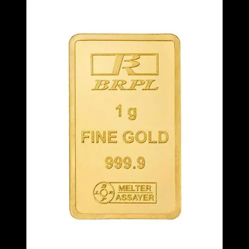 SHILPMART 24k (999.9) 1 gm Yellow Gold Bar