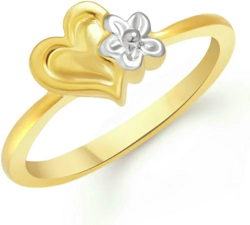 Vighnaharta Gold Plated Alloy Size 12 Ring With Ring Box (Women And Girls) (Set Of 2)