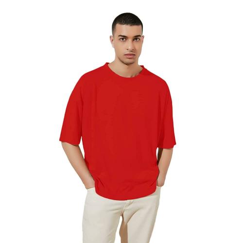 NOTWILD Men White Cotton T-Shirt (Medium)